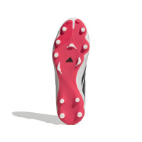 adidas Copa Pure IV League Veterloze Gras Voetbalschoenen (FG) Wit Zwart Rood