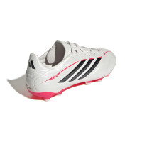 adidas Copa Pure IV Elite Gazon Naturel Chaussures de Foot (FG) Enfants Blanc Noir Rouge