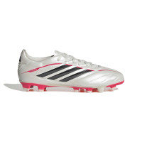 adidas Copa Pure IV Club Gazon Naturel Artificiel Chaussures de Foot (MG) Blanc Noir Rouge