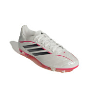 adidas Copa Pure IV Club Gazon Naturel Artificiel Chaussures de Foot (MG) Blanc Noir Rouge