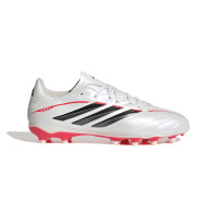 adidas Copa Pure IV League Gazon Naturel Chaussures de Foot (FG) Enfants Blanc Noir Rouge
