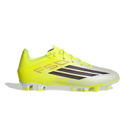 adidas F50 Club Gras / Kunstgras Voetbalschoenen (MG) Neongeel Zwart Rood