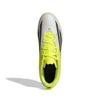 adidas F50 Club Gras / Kunstgras Voetbalschoenen (MG) Neongeel Zwart Rood