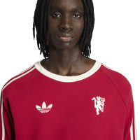 adidas Manchester United Originals Crew Survêtement Rouge Noir Blanc