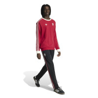 adidas Manchester United Originals Crew Sweat-Shirt Rouge Blanc