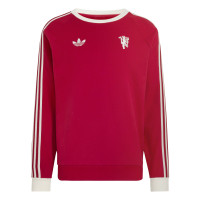 adidas Manchester United Originals Crew Survêtement Rouge Noir Blanc