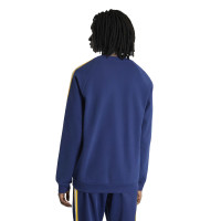 adidas Real Madrid Originals Crew Trainingspak Donkerblauw Wit Goud