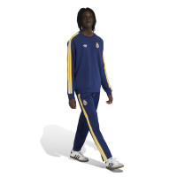adidas Real Madrid Originals Crew Trainingspak Donkerblauw Wit Goud