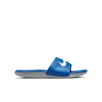 Nike Kawa Slippers Kids Blauw Wit