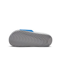 Nike Kawa Slippers Kids Blauw Wit