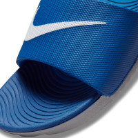 Nike Kawa Slippers Kids Blauw Wit