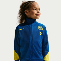 Survêtement Nike FC Barcelona Strike 2025-2026 pour tout-petits, bleu foncé, jaune vif