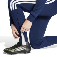Survêtement zippé adidas Tiro 26 League pour femmes, bleu foncé et blanc