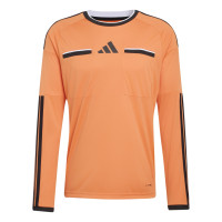 Maillot d'arbitre à manches longues adidas REF 26 orange noir