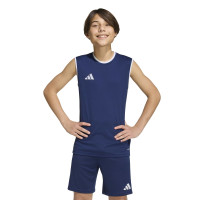 Débardeur adidas Entrada 26 pour Enfants Bleu Foncé Blanc
