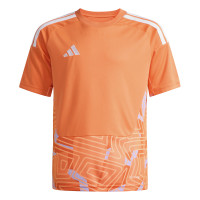 Kit de gardien de but à manches courtes adidas Tiro 26 Competition pour enfants, orange