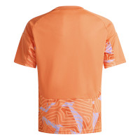 Kit de gardien de but à manches courtes adidas Tiro 26 Competition pour enfants, orange