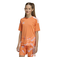 Kit de gardien de but à manches courtes adidas Tiro 26 Competition pour enfants, orange
