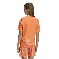 Kit de gardien de but à manches courtes adidas Tiro 26 Competition pour enfants, orange