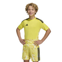 Kit de gardien de but adidas Tiro 26 Competition à manches courtes pour enfants, jaune