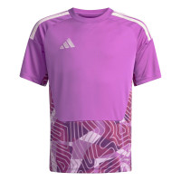 Maillot adidas Tiro 26 Competition Goalkeeper à manches courtes pour enfants, rose