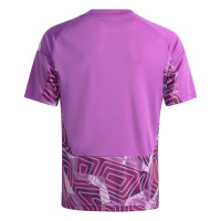 Maillot adidas Tiro 26 Competition Goalkeeper à manches courtes pour enfants, rose