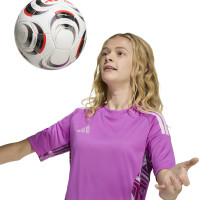 Maillot adidas Tiro 26 Competition Goalkeeper à manches courtes pour enfants, rose