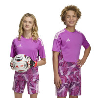 Maillot adidas Tiro 26 Competition Goalkeeper à manches courtes pour enfants, rose