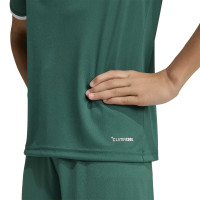 Maillot de football adidas Entrada 26 pour Enfants, vert foncé, blanc