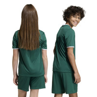 Maillot de football adidas Entrada 26 pour Enfants, vert foncé, blanc