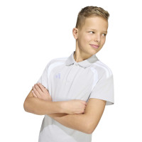 adidas Tiro 26 League Polo Kids Grijs Wit
