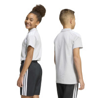 adidas Tiro 26 League Polo Kids Grijs Wit