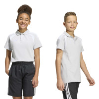 adidas Tiro 26 League Polo Kids Grijs Wit