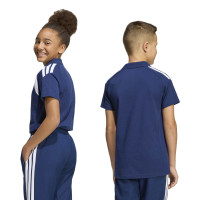 adidas Tiro 26 League Polo Kids Donkerblauw Wit