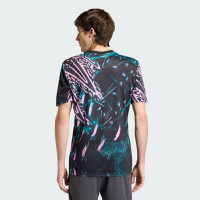 adidas Liverpool Pre-Match Maillot d'Entraînement 2025-2026 Noir Vert Rose