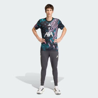 adidas Liverpool Pre-Match Maillot d'Entraînement 2025-2026 Noir Vert Rose