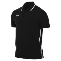 Polo Nike Dri-FIT Park 26 à 1/4 bouton noir et blanc