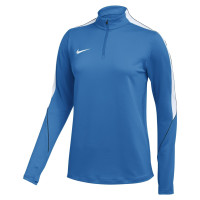 Survêtement Nike Dri-FIT Strike 26 à 1/4 fermeture éclair pour femmes, bleu, bleu foncé