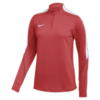 Survêtement Nike Dri-FIT Strike 26 à 1/4 fermeture éclair pour femmes, rouge et noir