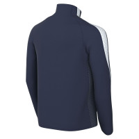 Survêtement Nike Dri-FIT Strike 26 à 1/4 Zip pour Enfants, bleu foncé et blanc