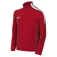Survêtement Nike Dri-FIT Strike 26 à 1/4 Zip pour Enfants, rouge et noir