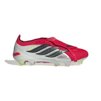 adidas Predator Elite FT Unlocked Gras Voetbalschoenen (FG) Rood Zilver Zwart Geel
