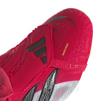 adidas Predator Elite FT Unlocked Gras Voetbalschoenen (FG) Rood Zilver Zwart Geel
