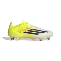 adidas F50 Elite Crampons Vissés Chaussures de Foot (SG) Néon Jaune Noir Rouge