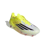 adidas F50 Elite IJzeren-Nop Voetbalschoenen (SG) Neongeel Zwart Rood