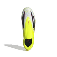 adidas F50 Elite Sans Lacets Crampons Vissés Chaussures de Foot (SG) Néon Jaune Noir Rouge