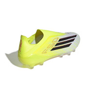 adidas F50 Elite Veterloze Kunstgras Voetbalschoenen (AG) Neongeel Zwart Rood