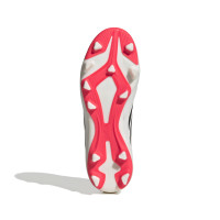 adidas Copa Pure IV Club Gazon Naturel Artificiel Chaussures de Foot (MG) Enfants Blanc Noir Rouge