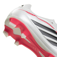 adidas Copa Pure IV Club Gazon Naturel Artificiel Chaussures de Foot (MG) Enfants Blanc Noir Rouge