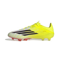 adidas F50 Elite Gazon Artificiel Chaussures de Foot (AG) Néon Jaune Noir Rouge